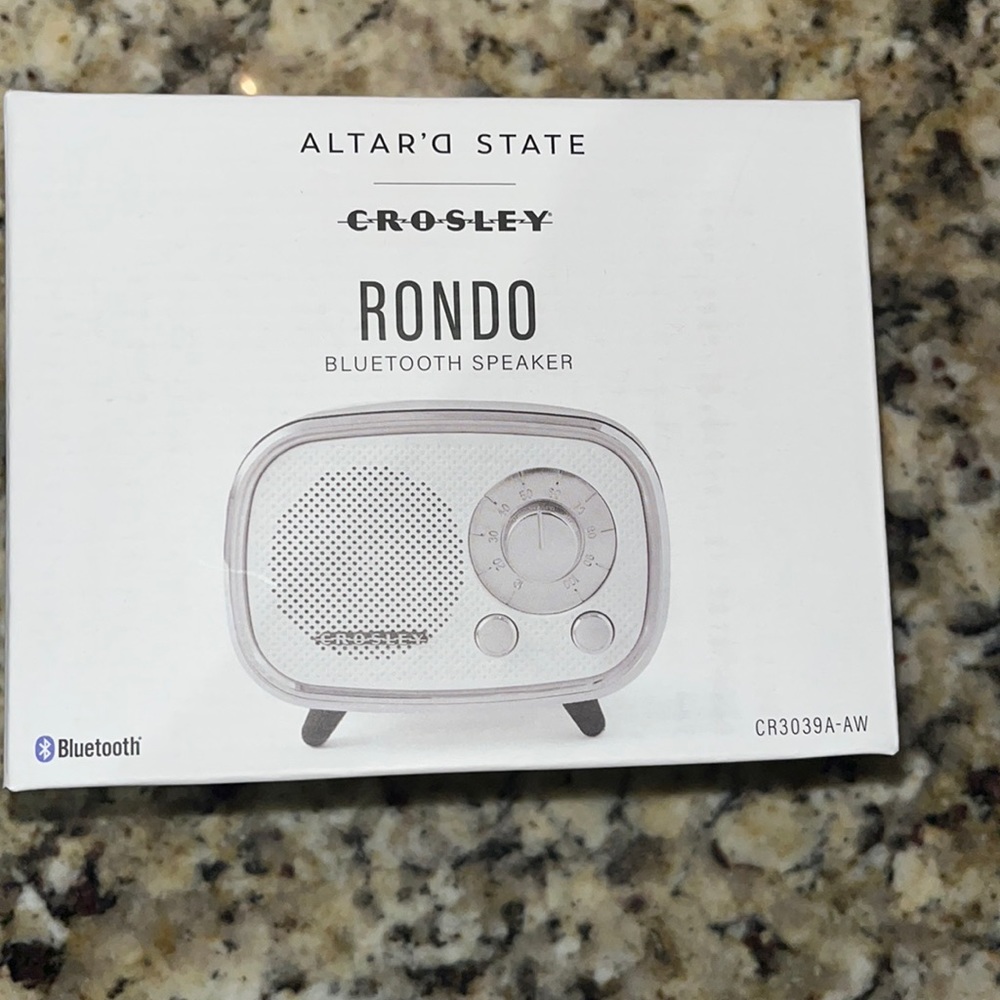 NWT Altar’d State Crosley Rondo Bluetooth Speaker